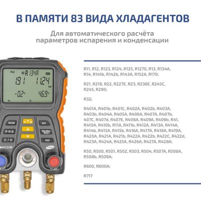 Цифровой манометрический коллектор МЕГЕОН 51050