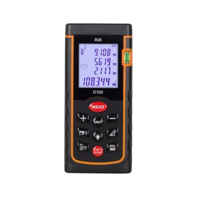 Лазерный дальномер RGK D100, с поверкой